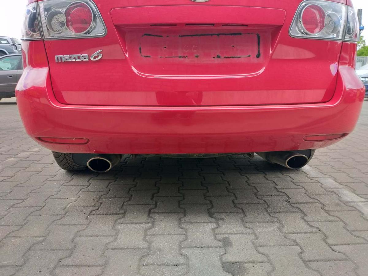 Mazda 6 GY original Stoßstange Stossfänger hinten Rot Kombi Bj.2003